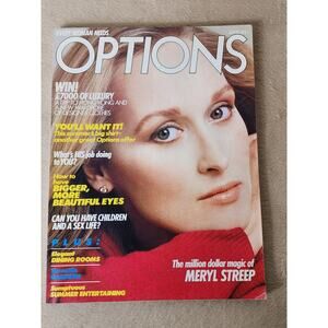 Meryl Streep Options Magazine UK June 1985 Million Dollar Vintage Collectible